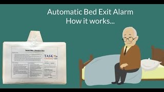 Bed exit alarm Bed sensor pad Automatic fall detector How it works [upl. by Odele]