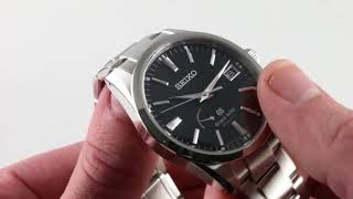 Grand Seiko Spring Drive SBGA101 Luxury Watch Review [upl. by Attayek235]