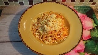 Domates Soslu Spagetti Makarna Tarifi Nasıl Yapılır [upl. by Spatola]