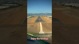 Landing in beautiful Salerno aviation salermo italy [upl. by Enniroc199]