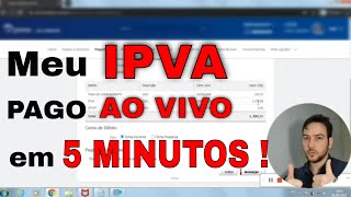 Como pagar o IPVA pela INTERNET  Mais FÁCIL e PRÁTICO [upl. by Drofnil515]