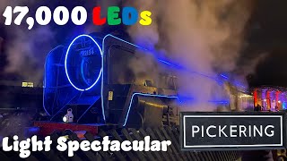 NYMR Light Spectacular November 2023 Illuminated Steam Train [upl. by Aret]