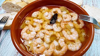 GAMBAS AL AJILLO 🍤 Como hacer Gambas al Ajillo 🍤 Receta [upl. by Brantley]