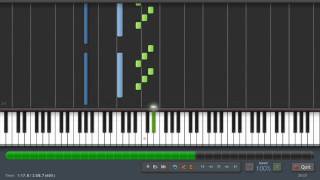 BachPrelude in C Well Tempered Clavier Book Piano Tutorial by PlutaX [upl. by Conlen489]