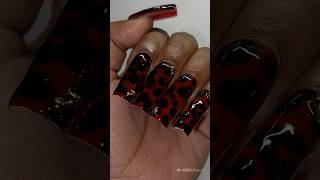 Blooming Nails Are So Simple amp Easy To Do  Simple Blooming Nails ✨🖤 Subscribe For More [upl. by Negrom498]