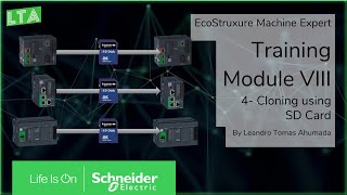 EcoStruxure Machine Expert Training  M84 Cloning application using SD Card [upl. by Amandy]