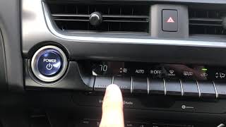 2020 Lexus UX HOW TO Work Your Climate Controls [upl. by Ernald]