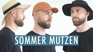 TOP 4 SOMMERMÜTZEN ● Styling Tipps für Männer [upl. by Bachman]