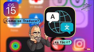 🔥Como usar la aplicación Traducir del iphone 📱 [upl. by Nwahsid]