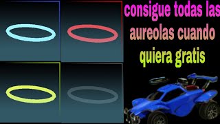 Como conseguir aureolas de todo los colores facil Rocket League2021 [upl. by Tennes465]