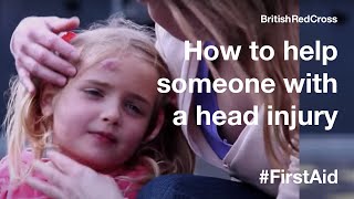 How to help someone who has a head injury FirstAid PowerOfKindness [upl. by Elletnuahc]