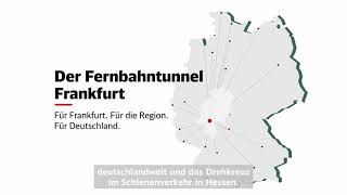 Der Fernbahntunnel Frankfurt Hessens Drehkreuz in der Schieneninfrastruktur 22 Januar 2024 [upl. by Nicholl]