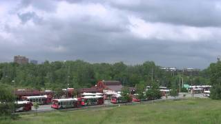 Hurdman Station time lapse [upl. by Greggs514]