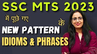 SSC MTS 2023  New Pattern Idioms Asked in SSC MTS 2023  Vocabulary  English With Rani Maam [upl. by Ibmat]