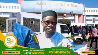 Direct Cave du Tribunal de Dakar les dernières nouvelles de Ousmane Sonko [upl. by Suiratnod]