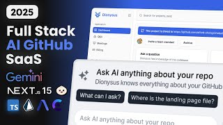 Build and Deploy Full Stack AI GitHub SaaS  Next JS 15 Google Gemini AI Assembly AI Stripe [upl. by Neerol196]