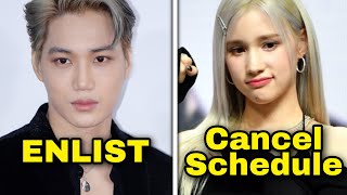 Huening Bahiyyih not attending Kep1er’s showcase amp EXO‘s Kai enlisting in army kpop [upl. by Church]