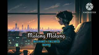 Malang Malang slowed  reverb use headphones 🎧 music [upl. by Ysnat539]