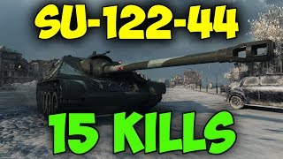 SU12244  15 Kills  55K Damage  World of Tanks [upl. by Aztiraj]