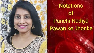 37  How to sing Panchi Nadiya Pawan Ke Jhonke  Bollywood singing lessons [upl. by Eidua]