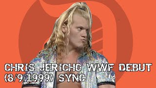 Deadlock Sync  Chris Jericho’s WWF Raw Debut 891999 [upl. by Dlorrej]