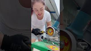 100 angle grinder cutting disc same as video [upl. by Atnauqahs]