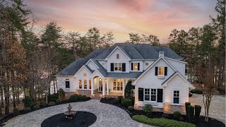 Lake Norman Waterfront Estate Tour [upl. by Yenar]