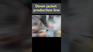 Down jacket production lineshorts [upl. by Camus367]