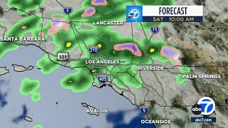 SoCal will see rain cold temperatures through the weekend [upl. by Eanrahs]