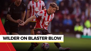 Chris Wilder on Oli Arblaster injury [upl. by Yokoyama]