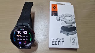 Samsung Galaxy Watch 5 Pro Spigen Screen Protector [upl. by Nnayelhsa]