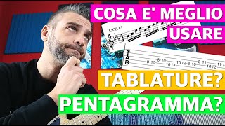 Tablature o Pentagramma Cosa è meglio usare per la chitarra [upl. by Robinetta]