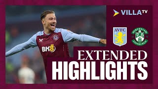 MATCH HIGHLIGHTS  Aston Villa 30 Hibernian [upl. by Dniren]