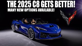 2025 C8 Corvette PRODUCTION Starts TODAY with New OPTIONS in play [upl. by Adriel]