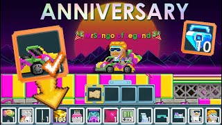 Anniversary Week 2024  PARTY ANIMAL TITLE ALL NEW ITEMS OMG  GrowTopia [upl. by Delmor346]