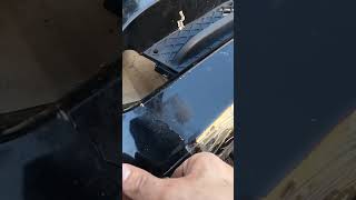 How to repair BMW Bumper  Plastic Welding Repairing Car Bumper With Soldering Iron [upl. by Hort870]