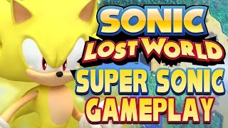 Sonic Lost World Wii U  Super Sonic Gameplay HD [upl. by Acimot913]