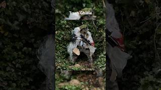 Sniper Ghillie Suit Made from TRASH  Ultimate Modern Camouflage military [upl. by Balliol]