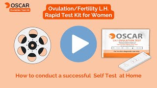 Ovulation Fertility rapid test for women trying to concieve with Oscar LH Test Kit [upl. by Davenport]