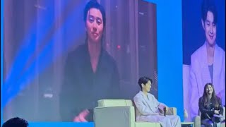 Wooga Squad video message for WooShik in fanmeeting choiwooshik 최우식 pinkypromise taehyung [upl. by Gina280]