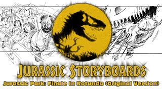 Jurassic Storyboards  Jurassic Park Finale In Rotunda Original Version [upl. by Alphonsine]