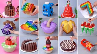 1000 Easy Colorful Cake Decorating You Can Try At Home  Beautiful Chocolate Cake Compilation [upl. by Alliehs]