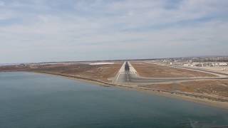 Beautiful LANDING IN LARNACA CYPRUS AIRPORT [upl. by Winonah]