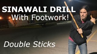 Can You Do this Escrima Double Sticks Drill Filipino Martial Arts [upl. by Berners]