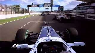 Nico Hulkenberg onboard start crash with Vitaly Petrov Japanese GP 2010 [upl. by Ylrbmik]