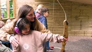 Mendip activity centre archery [upl. by Crosley]