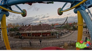 Wetterumschwung Onride  Karls Erlebniswelt Elstal Herbst 2024  🎡4KUHD [upl. by Gorlin615]