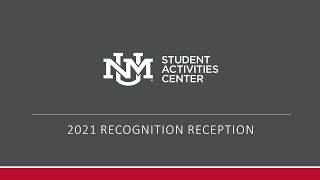 2021 UNM Recognition Reception [upl. by Kcirdet671]