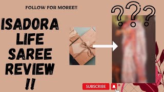 Discover the Ultimate One Minute Saree Isadora Life Saree Review [upl. by Melmon655]