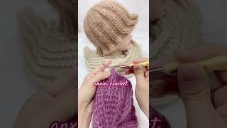 Easy to crochet hatclick the Complete tutorial to learn🤗👆 [upl. by Nohshan636]